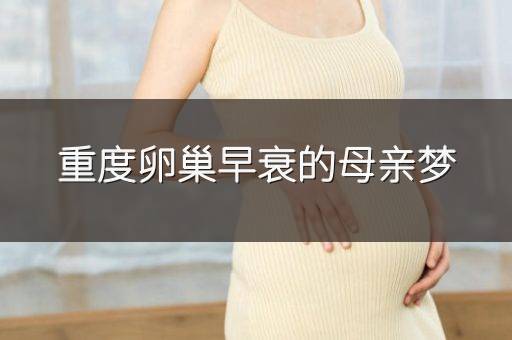 重度卵巢早衰的母亲梦